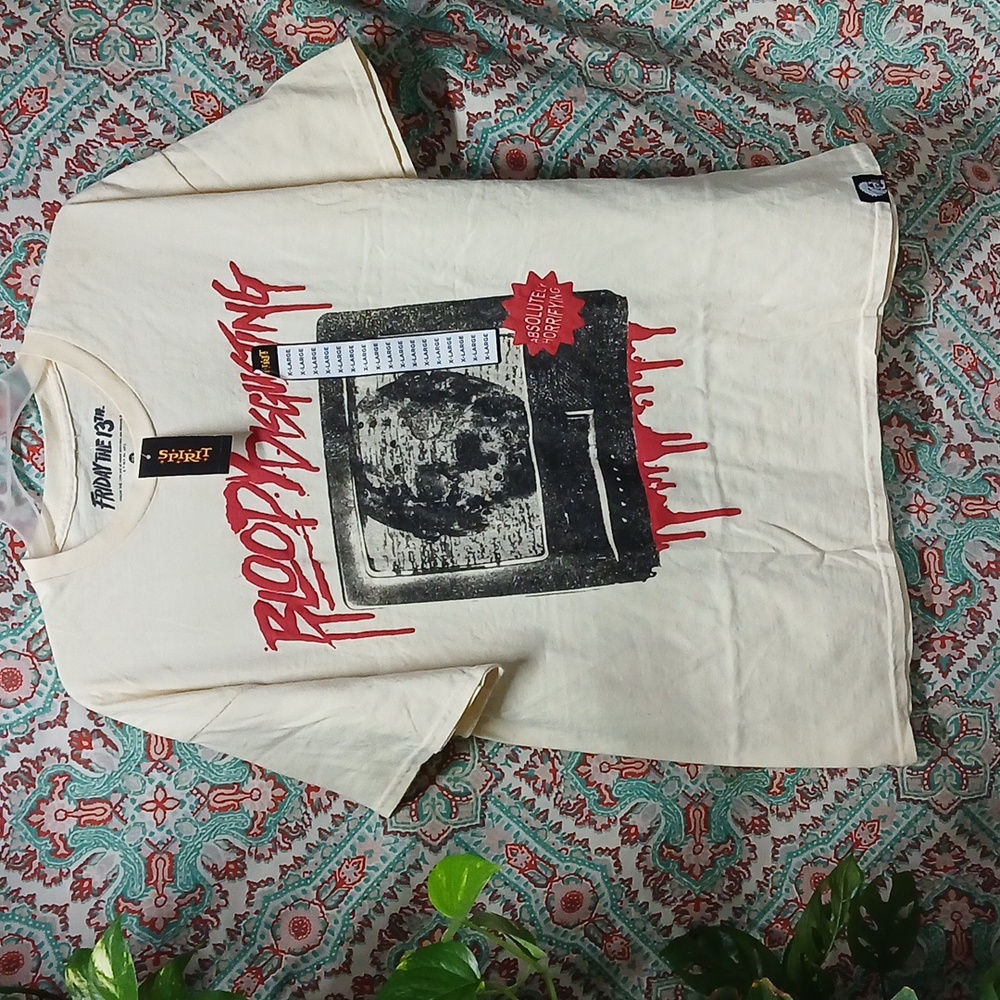 NWT Spirit of Halloween Friday the 13th Jason Cotton T-Shirt, Size XL